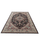 Heritage 5' 1" X 8' 7" Hand-Knotted Wool Rug 5' 1" X 8' 7" (155 X 262) / Black / Ivory