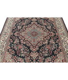 Heritage 5' 1" X 8' 7" Hand-Knotted Wool Rug 5' 1" X 8' 7" (155 X 262) / Black / Ivory