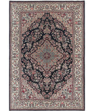 Heritage 5' 1" X 8' 7" Hand-Knotted Wool Rug 5' 1" X 8' 7" (155 X 262) / Black / Ivory