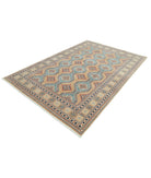 Heritage 6' 0" X 8' 11" Hand-Knotted Wool Rug 6' 0" X 8' 11" (183 X 272) / Taupe / Green