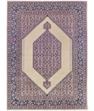 Heritage 7' 11" X 10' 10" Hand-Knotted Wool Rug 7' 11" X 10' 10" (241 X 330) / Ivory / Blue