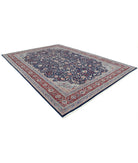 Heritage 9' 9" X 13' 10" Hand-Knotted Wool Rug 9' 9" X 13' 10" (297 X 422) / Blue / Red
