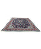 Heritage 9' 9" X 13' 10" Hand-Knotted Wool Rug 9' 9" X 13' 10" (297 X 422) / Blue / Red