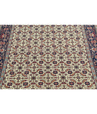 Heritage 4' 0" X 5' 10" Hand-Knotted Wool Rug 4' 0" X 5' 10" (122 X 178) / Ivory / Blue