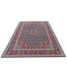 Heritage 6' 0" X 9' 2" Hand-Knotted Wool Rug 6' 0" X 9' 2" (183 X 279) / Blue / Red