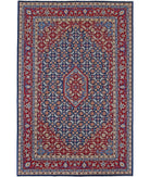 Heritage 6' 0" X 9' 2" Hand-Knotted Wool Rug 6' 0" X 9' 2" (183 X 279) / Blue / Red