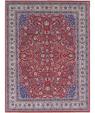 Heritage 9' 0" X 11' 8" Hand-Knotted Wool Rug 9' 0" X 11' 8" (274 X 356) / Red / Ivory