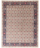 Heritage 7' 11" X 10' 0" Hand-Knotted Wool Rug 7' 11" X 10' 0" (241 X 305) / Ivory / Blue