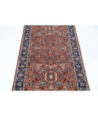 Heritage 2' 8" X 10' 0" Hand-Knotted Wool Rug 2' 8" X 10' 0" (81 X 305) / Brown / Blue