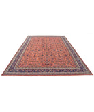 Heritage 8' 3" X 11' 5" Hand-Knotted Wool Rug 8' 3" X 11' 5" (251 X 348) / Pink / Blue