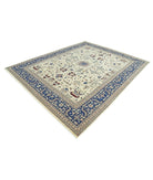 Heritage 8' 9" X 9' 11" Hand-Knotted Wool Rug 8' 9" X 9' 11" (267 X 302) / Ivory / Blue