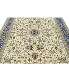 Heritage 8' 9" X 9' 11" Hand-Knotted Wool Rug 8' 9" X 9' 11" (267 X 302) / Ivory / Blue