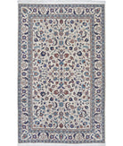 Heritage 5' 0" X 7' 4" Hand-Knotted Wool Rug 5' 0" X 7' 4" (152 X 224) / Ivory / Blue