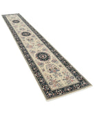 Heritage 2' 6" X 14' 0" Hand-Knotted Wool Rug 2' 6" X 14' 0" (76 X 427) / Ivory / Green