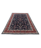 Heritage 6' 0" X 9' 1" Hand-Knotted Wool Rug 6' 0" X 9' 1" (183 X 277) / Blue / Red