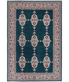 Heritage 6' 0" X 8' 11" Hand-Knotted Wool Rug 6' 0" X 8' 11" (183 X 272) / Green / Ivory