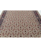 Heritage 8' 0" X 9' 11" Hand-Knotted Wool Rug 8' 0" X 9' 11" (244 X 302) / Ivory / Blue