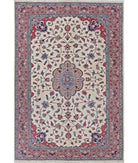 Heritage 6' 0" X 9' 0" Hand-Knotted Wool Rug 6' 0" X 9' 0" (183 X 274) / Ivory / Taupe