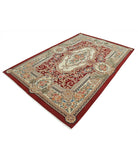 Heritage 5' 10" X 8' 11" Hand-Knotted Wool Rug 5' 10" X 8' 11" (178 X 272) / Red / Ivory