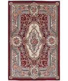 Heritage 5' 10" X 8' 11" Hand-Knotted Wool Rug 5' 10" X 8' 11" (178 X 272) / Red / Ivory