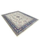 Heritage 8' 2" X 10' 1" Hand-Knotted Wool Rug 8' 2" X 10' 1" (249 X 307) / Ivory / Blue