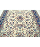 Heritage 8' 1" X 9' 10" Hand-Knotted Wool Rug 8' 1" X 9' 10" (246 X 300) / Ivory / Blue