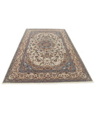 Heritage 6' 1" X 8' 11" Hand-Knotted Wool Rug 6' 1" X 8' 11" (185 X 272) / Ivory / Taupe