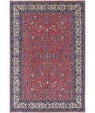 Heritage 5' 11" X 8' 11" Hand-Knotted Wool Rug 5' 11" X 8' 11" (180 X 272) / Pink / Ivory