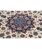 Heritage 6' 0" X 9' 0" Hand-Knotted Wool Rug 6' 0" X 9' 0" (183 X 274) / Ivory / Blue