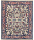 Heritage 8' 1" X 10' 1" Hand-Knotted Wool Rug 8' 1" X 10' 1" (246 X 307) / Ivory / Pink