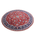 Heritage 6' 6" X 6' 8" Hand-Knotted Wool Rug 6' 6" X 6' 8" (198 X 203) / Red / Blue