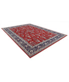 Heritage 10' 1" X 13' 11" Hand-Knotted Wool Rug 10' 1" X 13' 11" (307 X 424) / Red / Blue