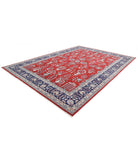 Heritage 10' 1" X 13' 11" Hand-Knotted Wool Rug 10' 1" X 13' 11" (307 X 424) / Red / Blue