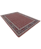 Heritage 8' 1" X 11' 6" Hand-Knotted Wool Rug 8' 1" X 11' 6" (246 X 351) / Red / Blue