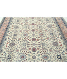 Heritage 8' 0" X 9' 9" Hand-Knotted Wool Rug 8' 0" X 9' 9" (244 X 297) / Ivory / Pink