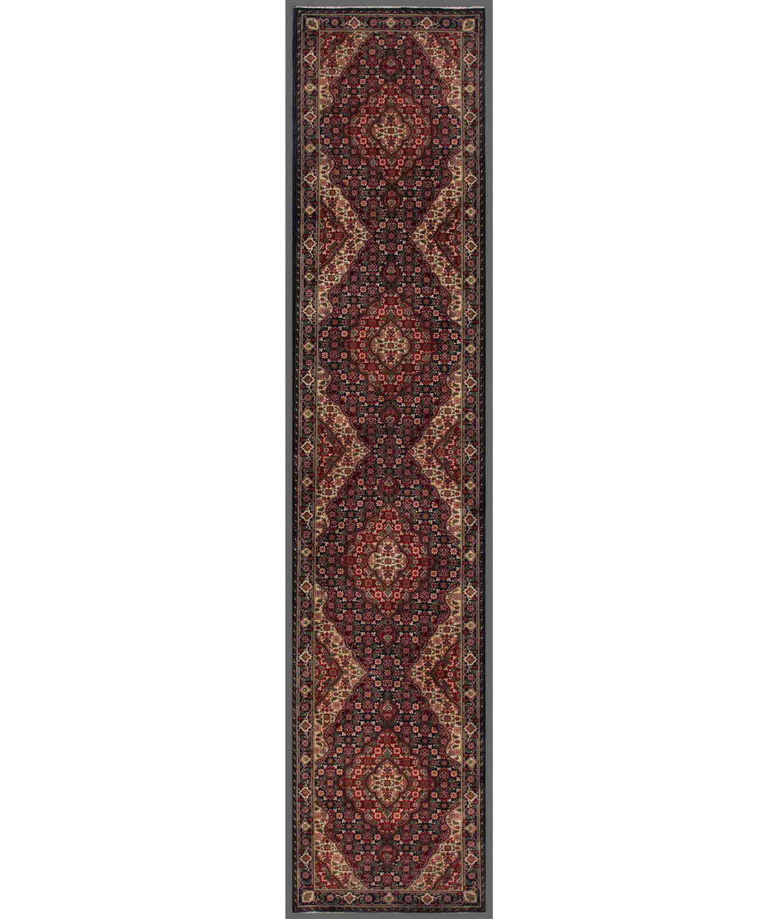 Hand Knotted Heritage Wool Rug 2' 9" X 12' 9" 2' 9" X 12' 9" (84 X 389) / Ivory / Multi