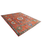 Humna 8'3'' X 9'10'' Hand-Knotted Wool Rug 8'3'' x 9'10'' (248 X 295) / Rust / N/A