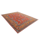 Humna 8'10'' X 11'8'' Hand-Knotted Wool Rug 8'10'' x 11'8'' (265 X 350) / Rust / Gold