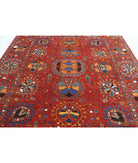 Humna 8'4'' X 9'7'' Hand-Knotted Wool Rug 8'4'' x 9'7'' (250 X 288) / Red / Red