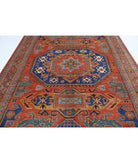 Humna 8'5'' X 10'1'' Hand-Knotted Wool Rug 8'5'' x 10'1'' (253 X 303) / Rust / Rust