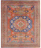 Humna 8'5'' X 10'1'' Hand-Knotted Wool Rug 8'5'' x 10'1'' (253 X 303) / Rust / Rust
