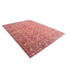 Humna 8'11'' X 11'10'' Hand-Knotted Wool Rug 8'11'' x 11'10'' (268 X 355) / Red / Red