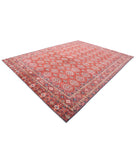 Humna 10'0'' X 13'5'' Hand-Knotted Wool Rug 10'0'' x 13'5'' (300 X 403) / Red / Rust