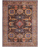 Humna 8'11'' X 12'7'' Hand-Knotted Wool Rug 8'11'' x 12'7'' (268 X 378) / Brown / Rust