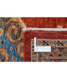 Humna 7'10'' X 9'11'' Hand-Knotted Wool Rug 7'10'' x 9'11'' (235 X 298) / Rust / Ivory