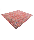 Humna 8'2'' X 9'8'' Hand-Knotted Wool Rug 8'2'' x 9'8'' (245 X 290) / Red / Blue