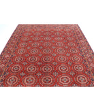 Humna 8'2'' X 9'8'' Hand-Knotted Wool Rug 8'2'' x 9'8'' (245 X 290) / Red / Blue