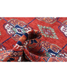 Humna 8'3'' X 11'4'' Hand-Knotted Wool Rug 8'3'' x 11'4'' (248 X 340) / Red / Red