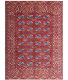 Humna 8'3'' X 11'4'' Hand-Knotted Wool Rug 8'3'' x 11'4'' (248 X 340) / Red / Red