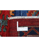 Humna 10'3'' X 13'10'' Hand-Knotted Wool Rug 10'3'' x 13'10'' (308 X 415) / Red / Blue